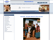Tablet Screenshot of hauswache.at